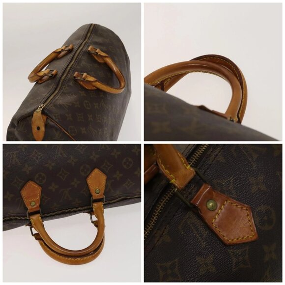 LOUIS VUITTON Monogram Speedy 40 Hand Bag M41522 LV Auth 136901 - Picture 16 of 16